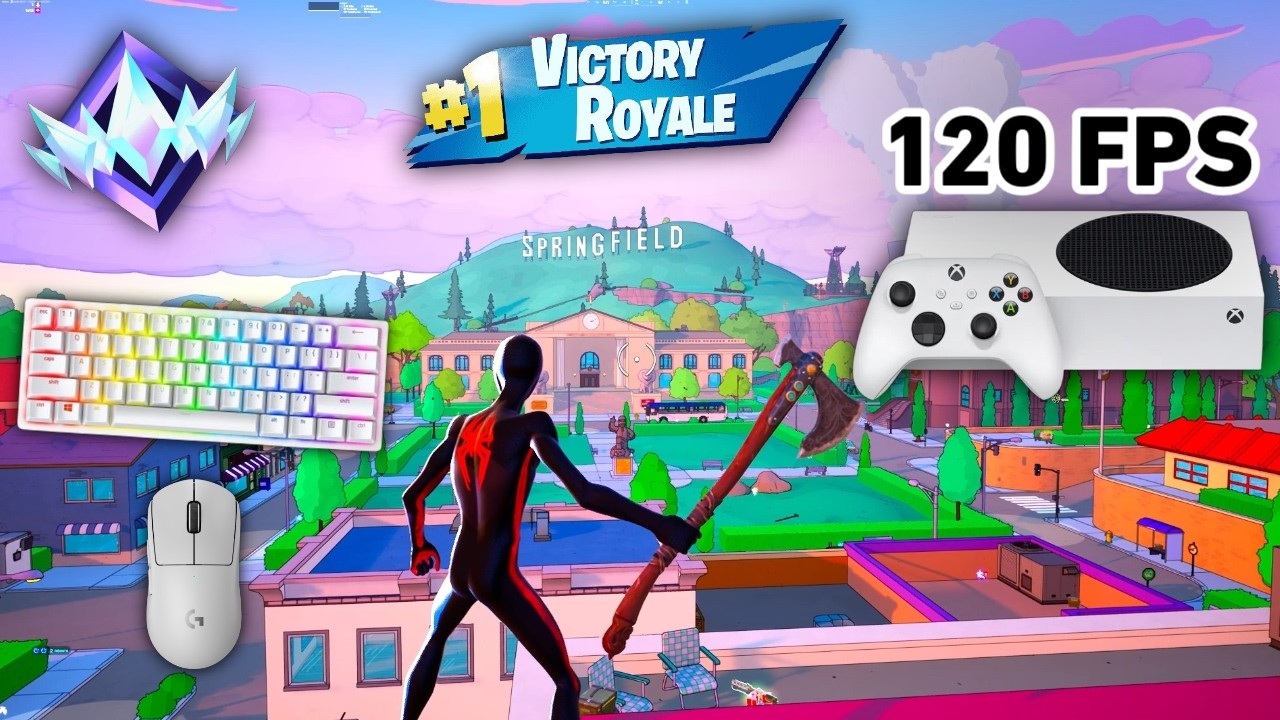 Fortnite Unreal Ranked Reload On Xbox Series S | Keyboard & Mouse Gameplay | 120 FPS | 4K