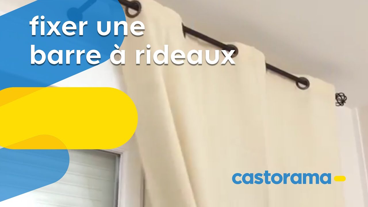 Fixer une barre à rideaux (Castorama)