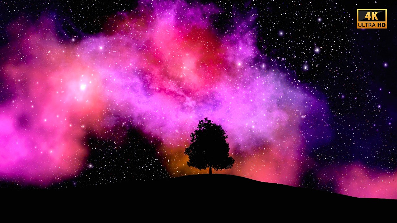 Angelic Space Ambience for Sleep 👼✨ | Deep Relaxation & Calm (4K, 2 Hours)