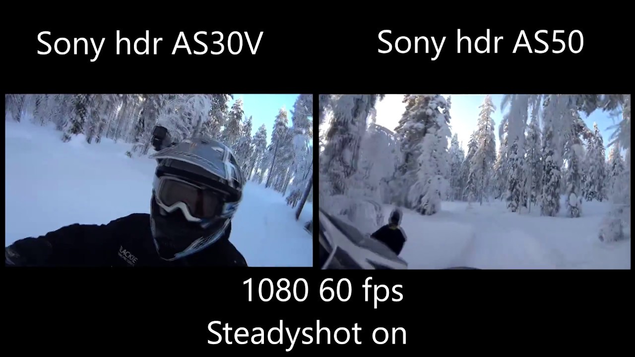 Sony hdr AS30V vs Sony hdr AS50