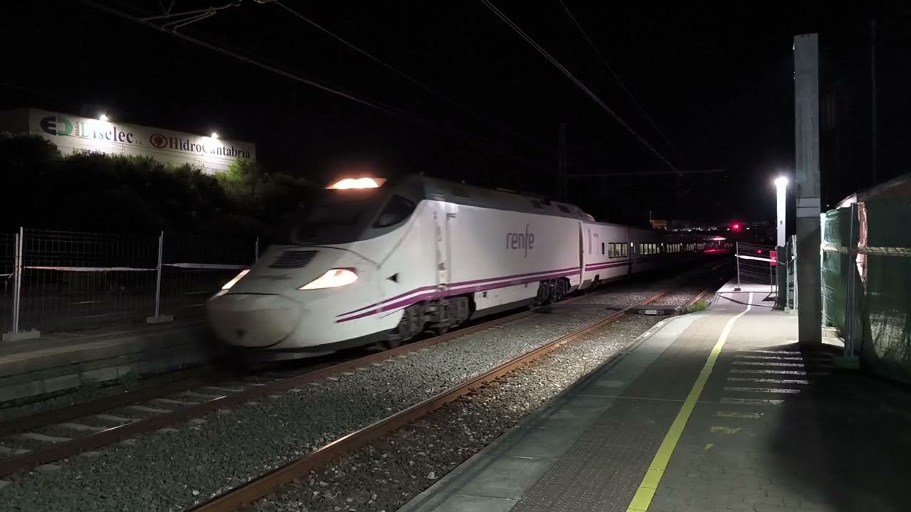 Llegada Tren a Torrelavega Alvia