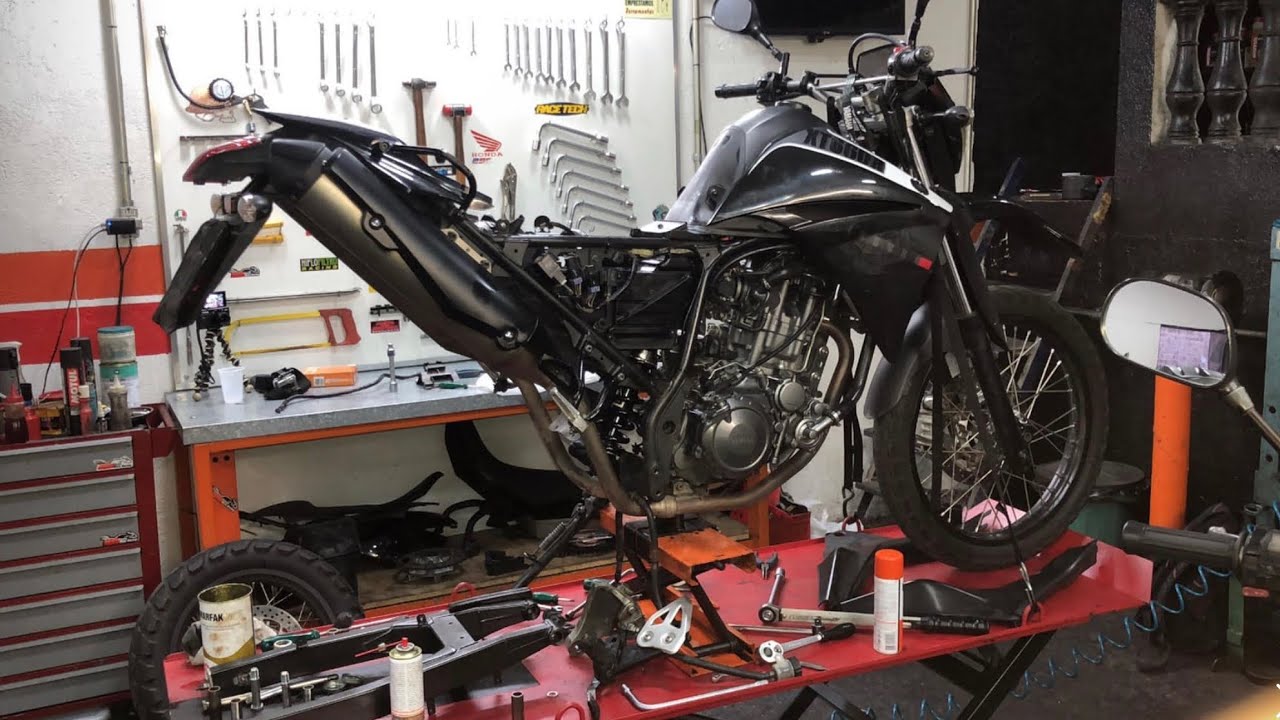 DESMONTEI A XT 660 E FIZ A REVISÃO COMPLETA