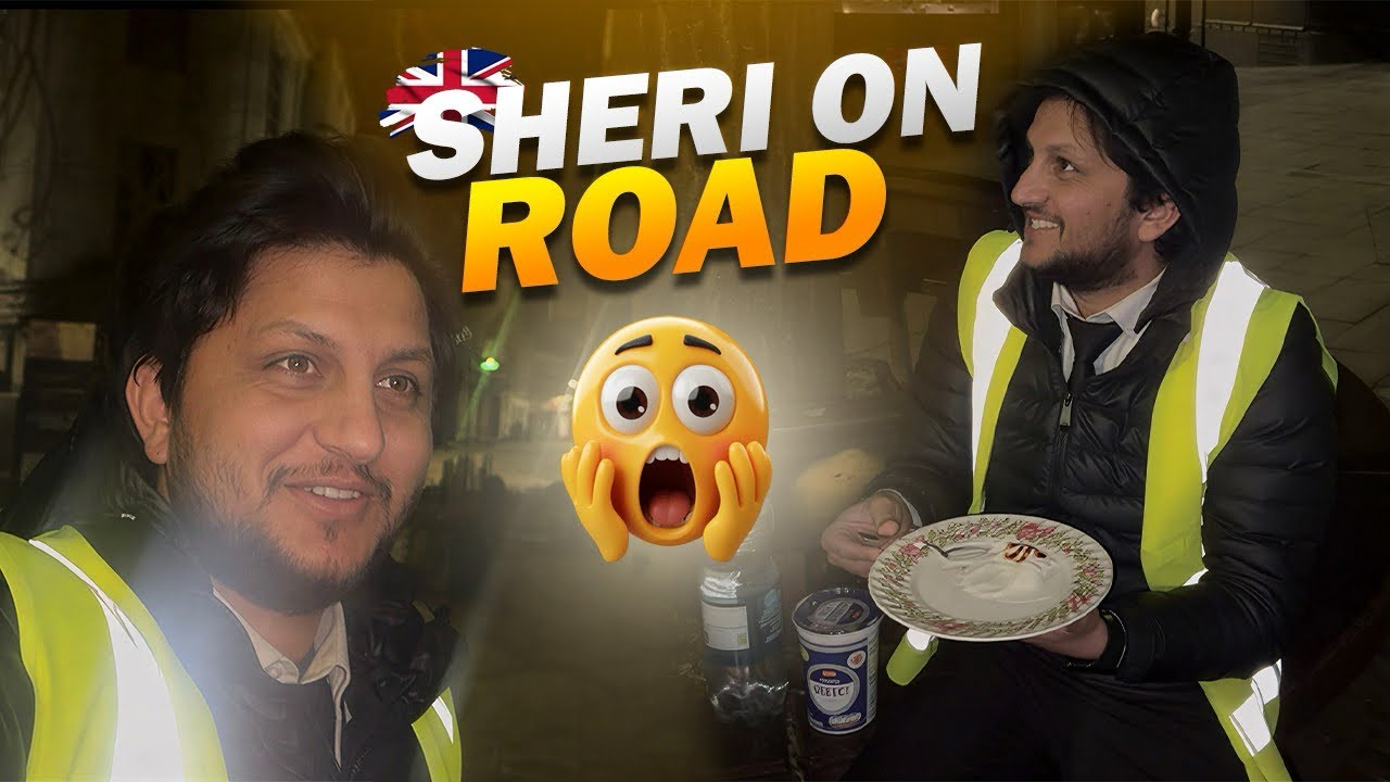 Sheri on Road😱| Security job In Uk 🇬🇧| Students in Uk 🇬🇧 #youtube #funny #viral #ytshorts #ramadan 