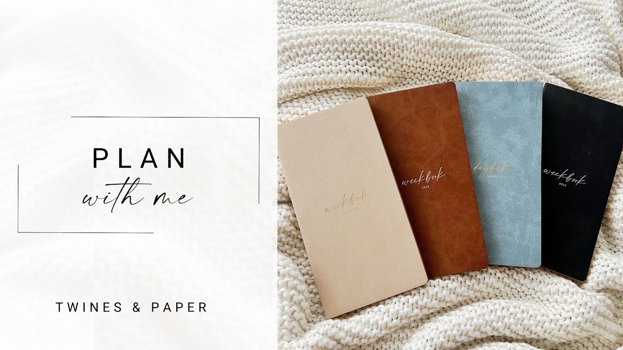 Plan With Me | Weekbook Undated | Twines & Paper