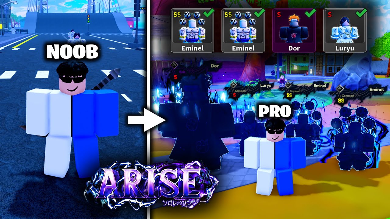 I Went from a Noob to PRO in Arise Crossover [BETA] on Roblox… Insane Progress!