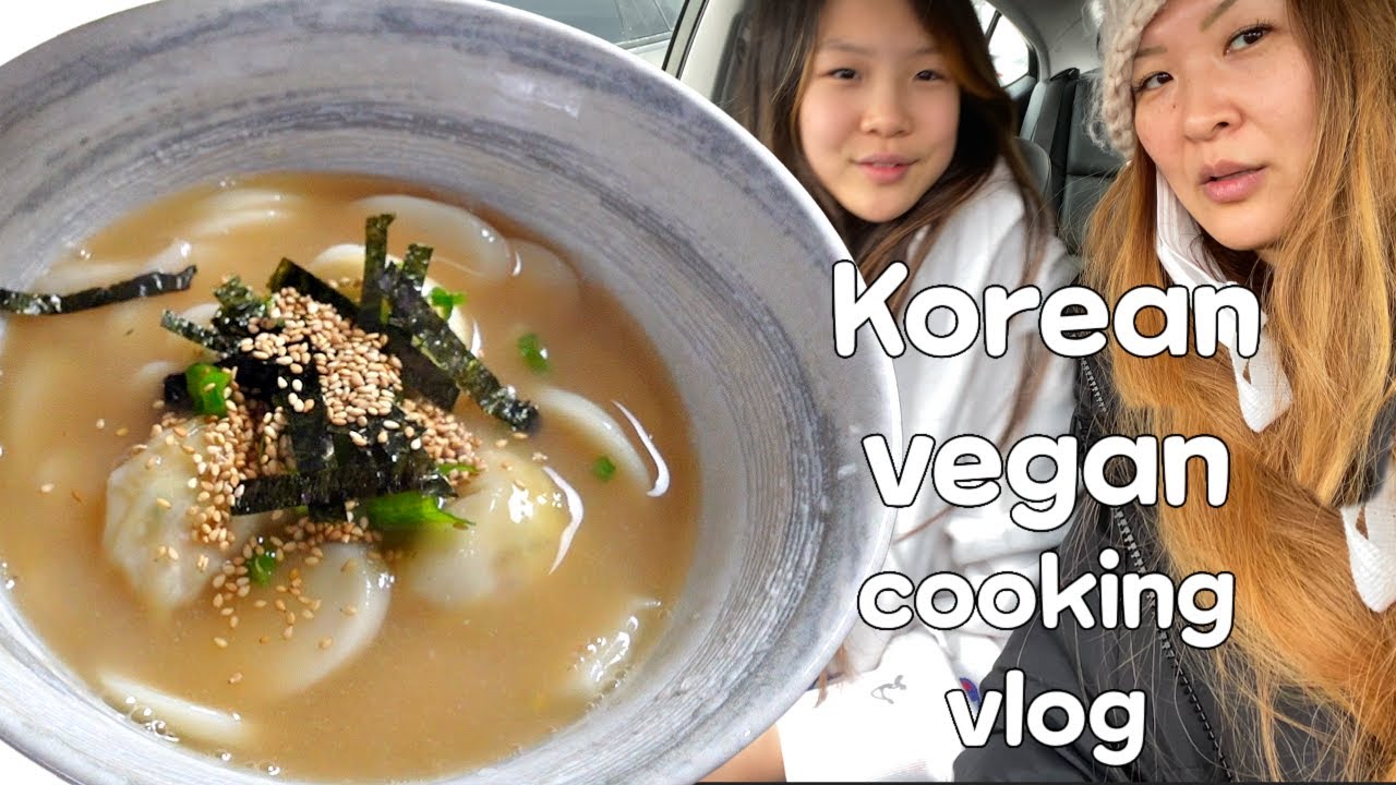 [Cooking Vlog] • Kids lunch 🍱| Rice Cake Soup Recipes for dinner 🌱| Vegan grocery haul 🥰