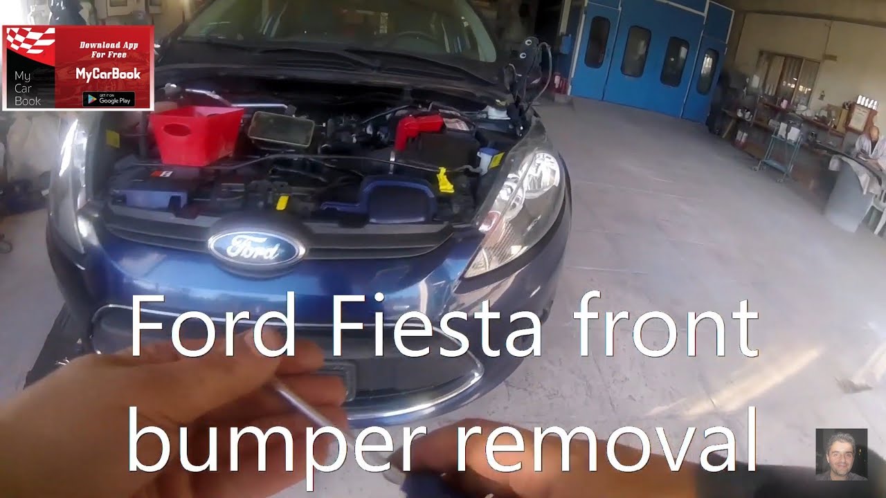 Ford Fiesta 2009-2019  front bumper removal
