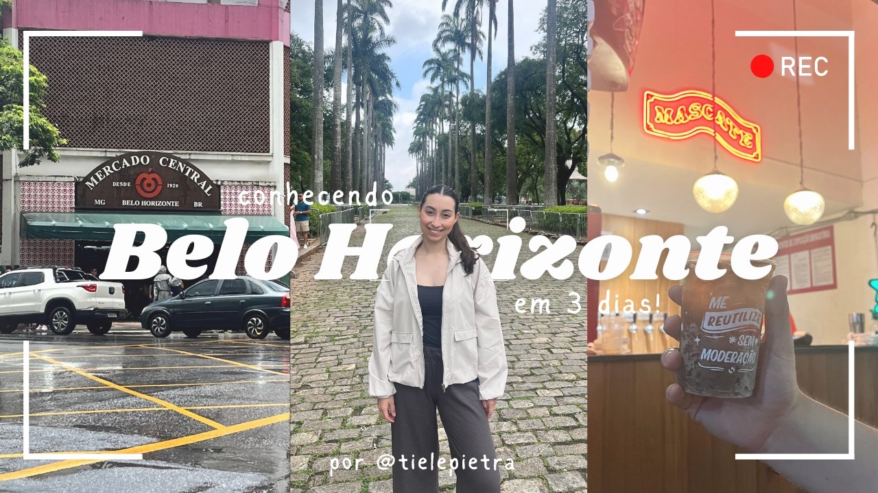Vlog: Conhecendo BELO HORIZONTE em 3 dias 