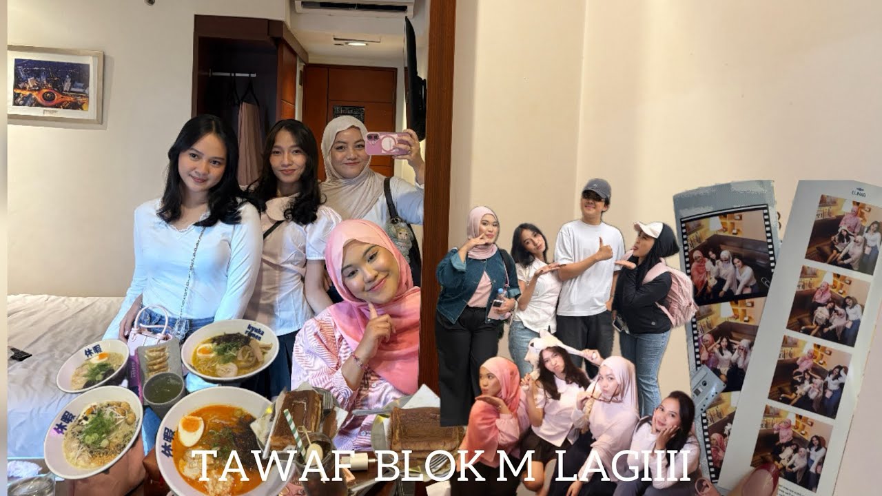 keseruan bersama mereka💗                                            #tawaf #blokmplaza #withfriends 