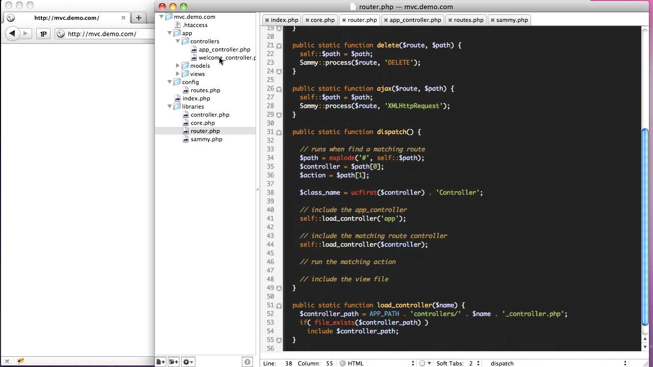 Creating an MVC from Scratch with PHP - Part 2