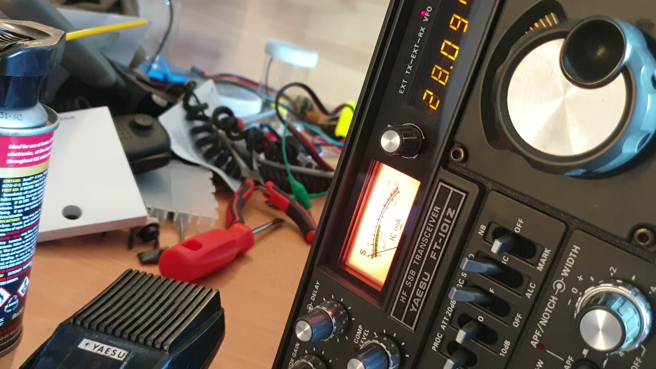 Yaesu FT101ZD HF Transceiver 11m back to 10m conversion. There's nothing like an original FT101ZD.