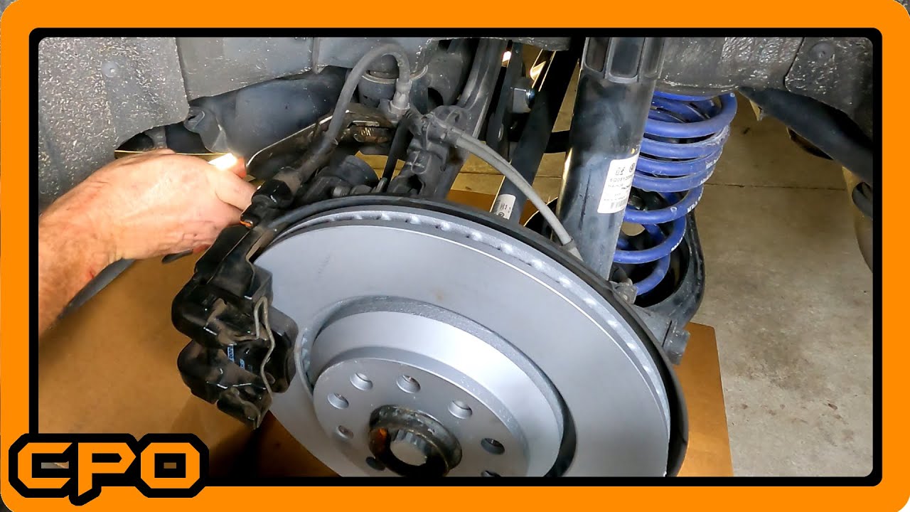 MK7.5 Golf R Rear Brakes : Pads, Rotors, and Stainless Steel Lines