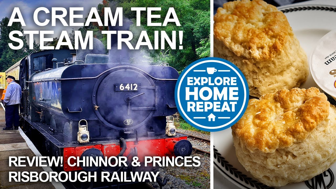 Chinnor & Princes Risborough Railway | Cream Tea on a Steam Train | Day Out Review | UK Travel Vlog