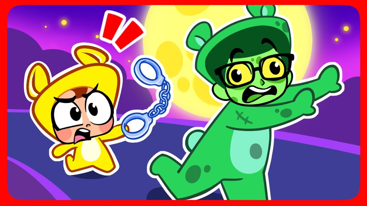 Zombie Police! 🧟&zwj;♂️🚓 Funny Spooky Cartoons for Kids | Spooky Friends