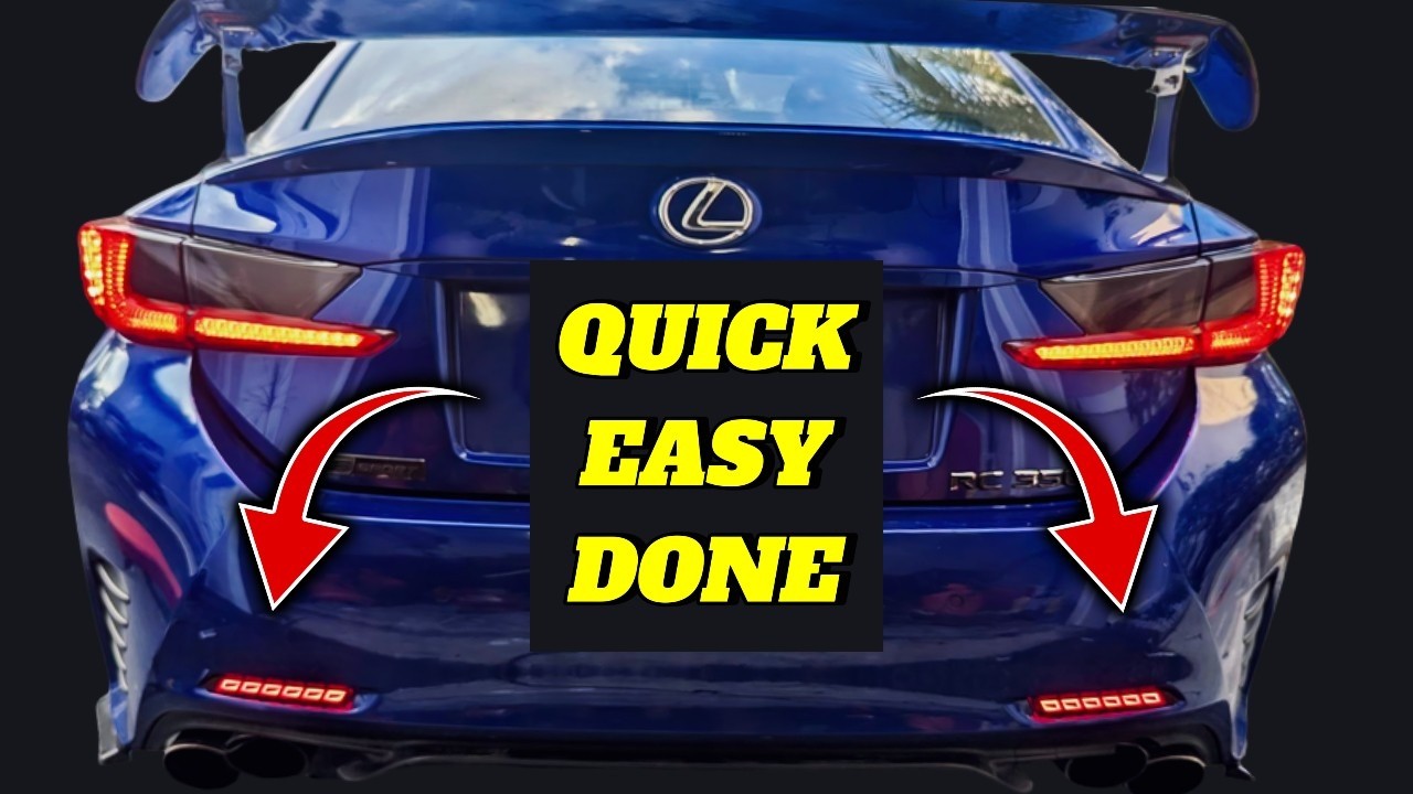 How to Remove the Bumper from a Lexus RC F-Sport!