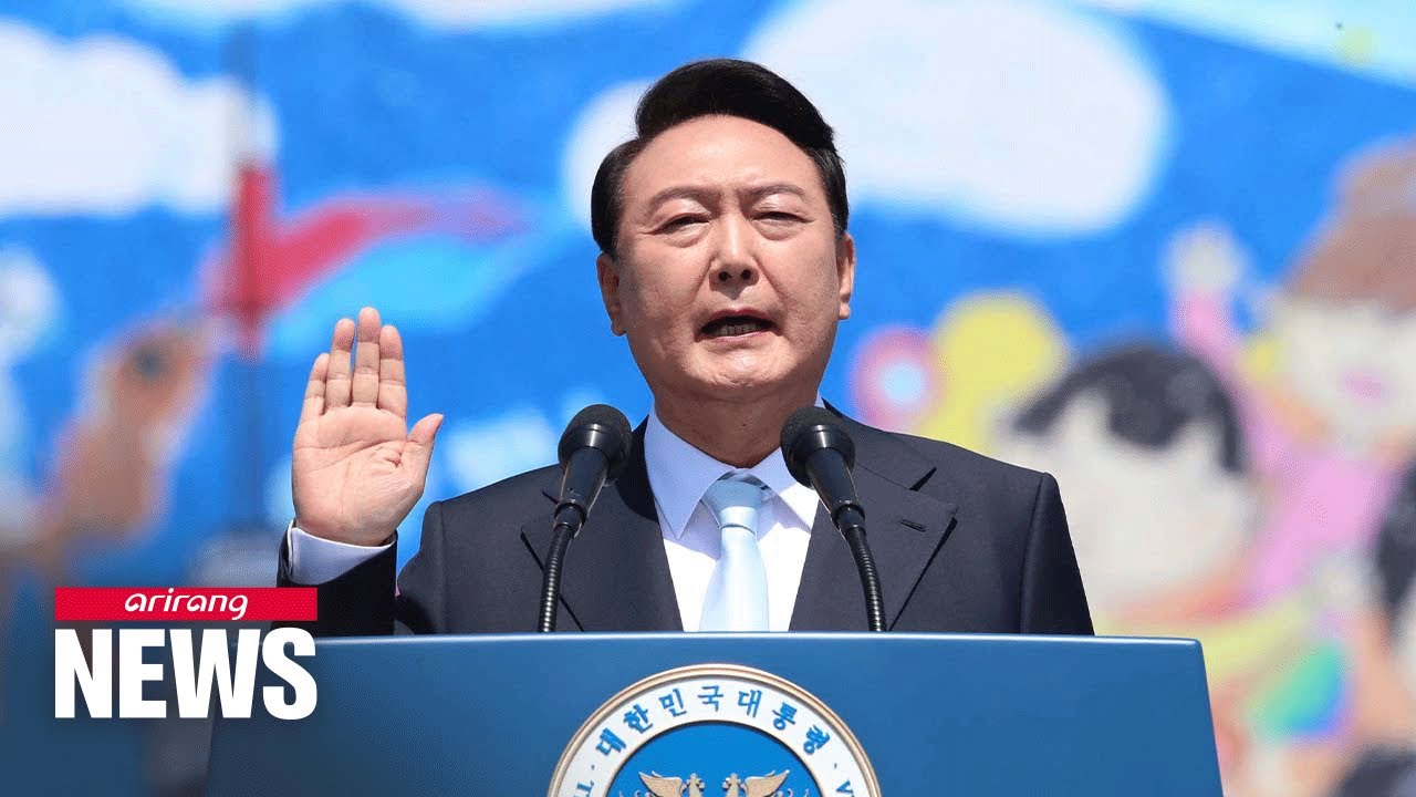 Pres. Yoon Suk-yeol emphasizes freedom, human rights, fairness, solidarity during inaugural speech