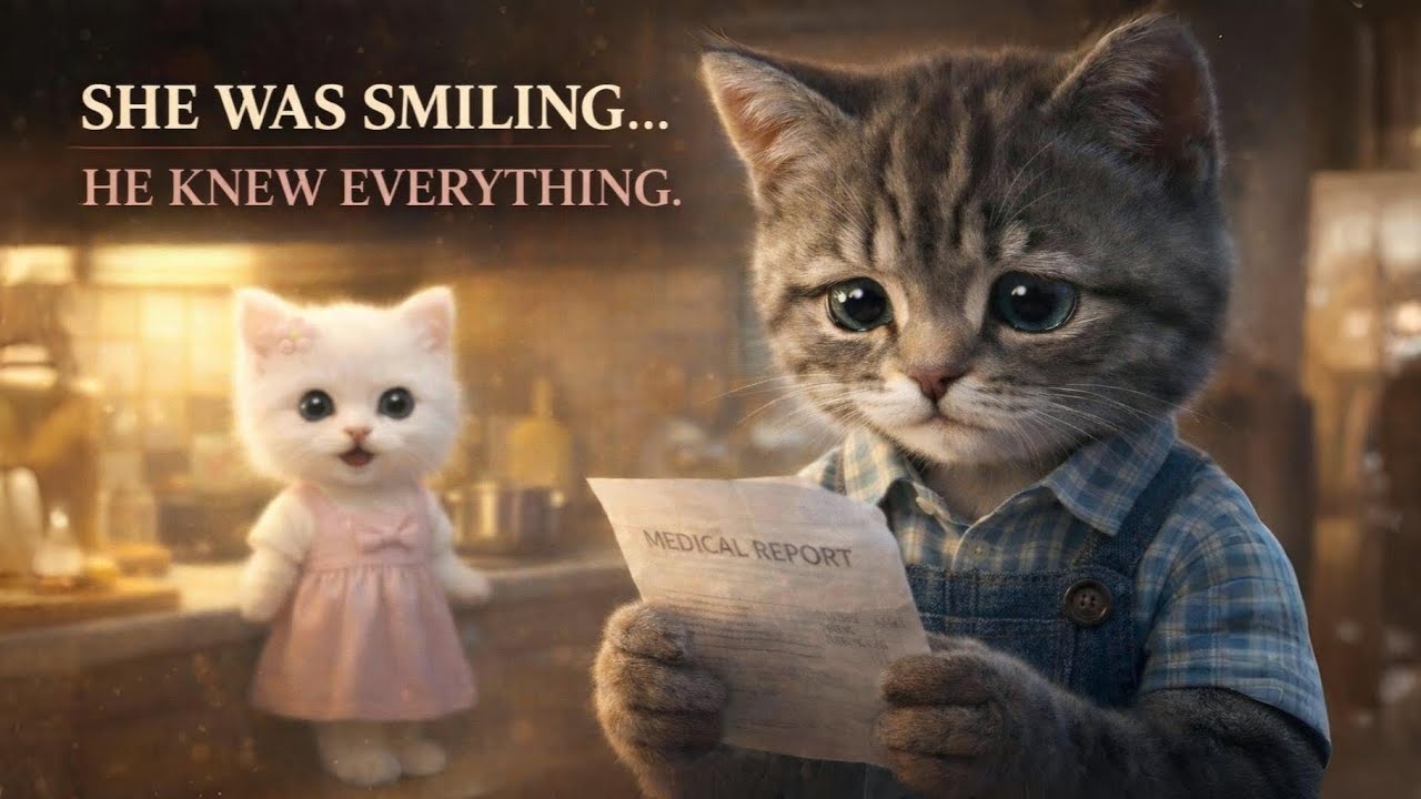 She was smiling…He knew everything.