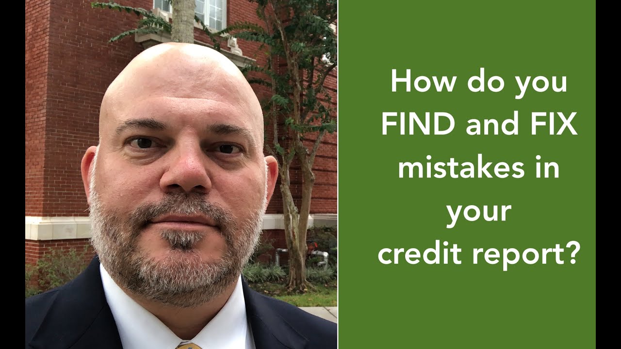 How do you find and fix MISTAKES in your credit report?