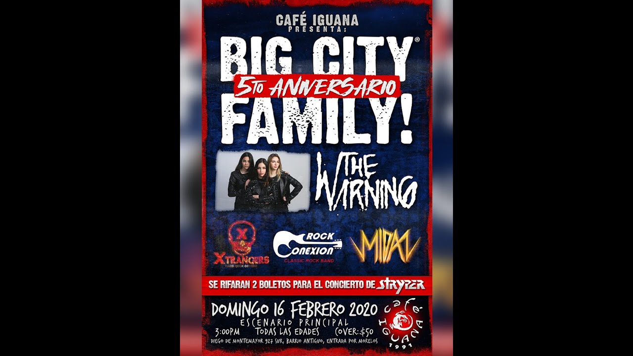The Warning Live Big City Family Anniversary #5