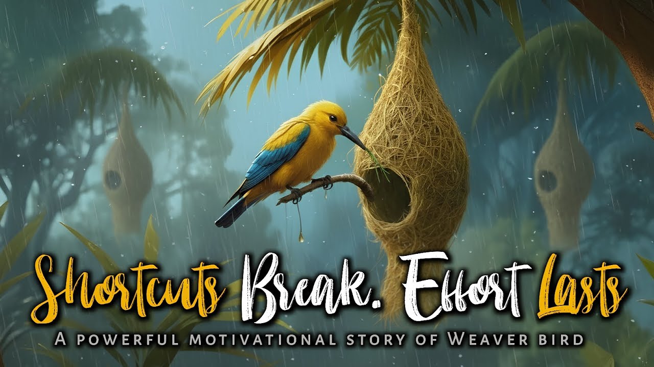 Stop Taking Shortcuts | The Power of Patience | A Weaver Bird’s Story