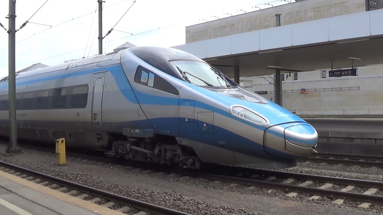 Polnischer PKP Pendolino in Hannover (ED250 Pendolino)