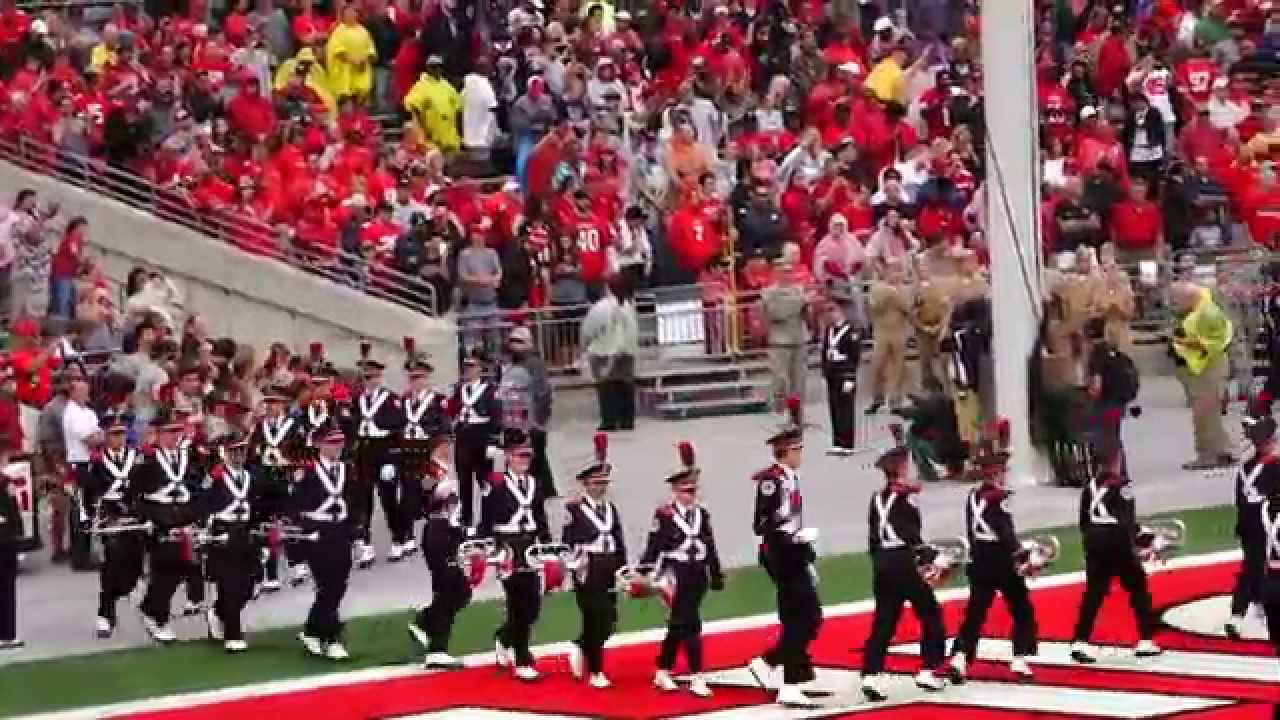 OSUMB Entire Pregame Show incl Double Script Ohio and Ramp 9 19 2015 OSU vs NIU