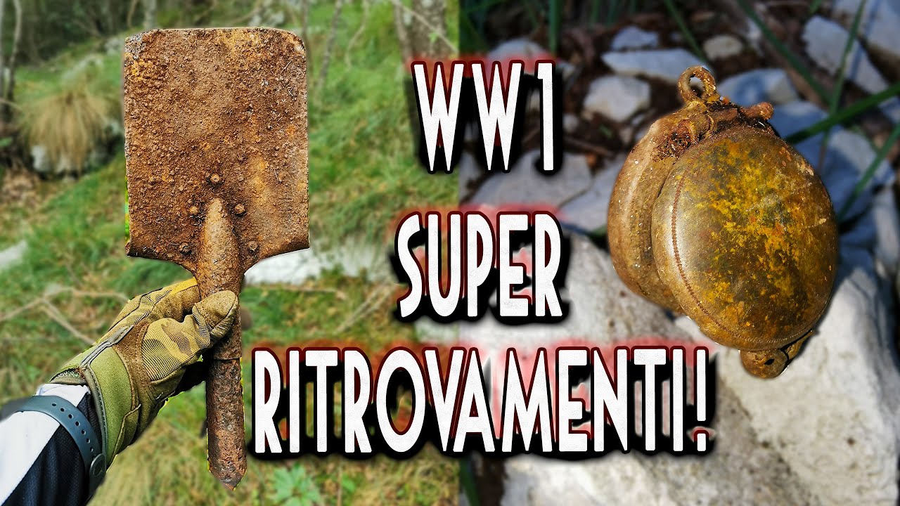 Super Ritrovamenti con METAL DETECTOR di reperti della PRIMA GUERRA MONDIALE WW1 METAL DETECTING
