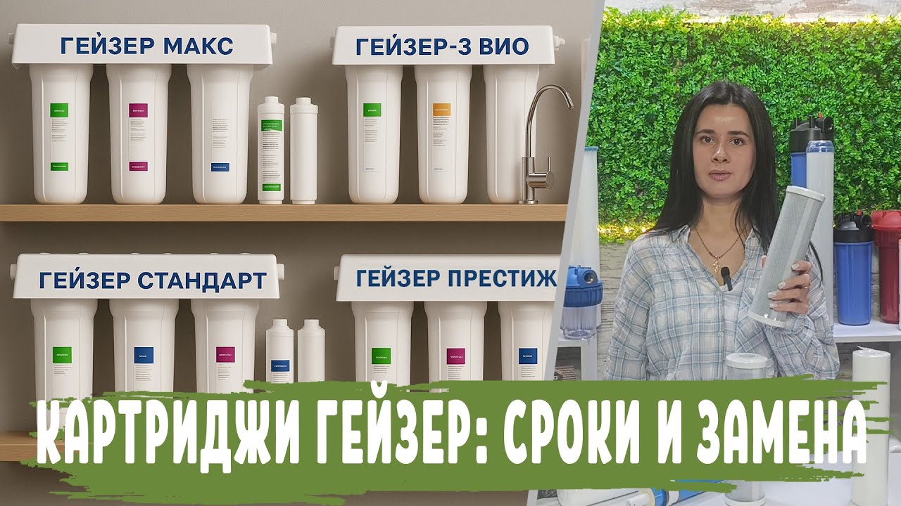 Подбираем картридж для фильтра Гейзер, последовательность установки и как часто меняют фильтры