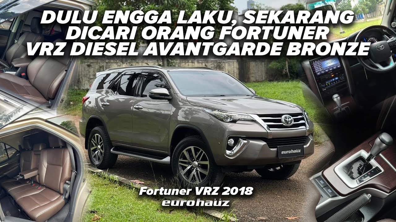 DULU ENGGA LAKU, SEKARANG DICARI ORANG FORTUNER VRZ DIESEL AVANTGARDE BRONZE