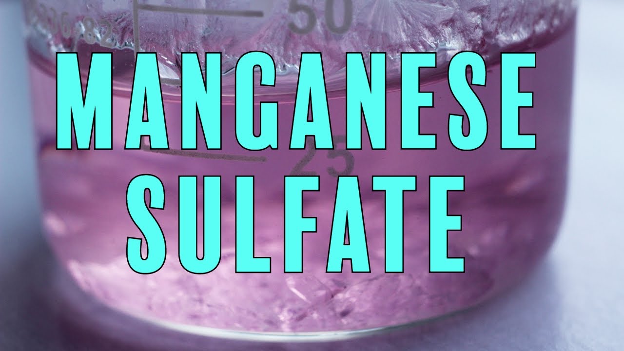 Making Manganese Sulfate