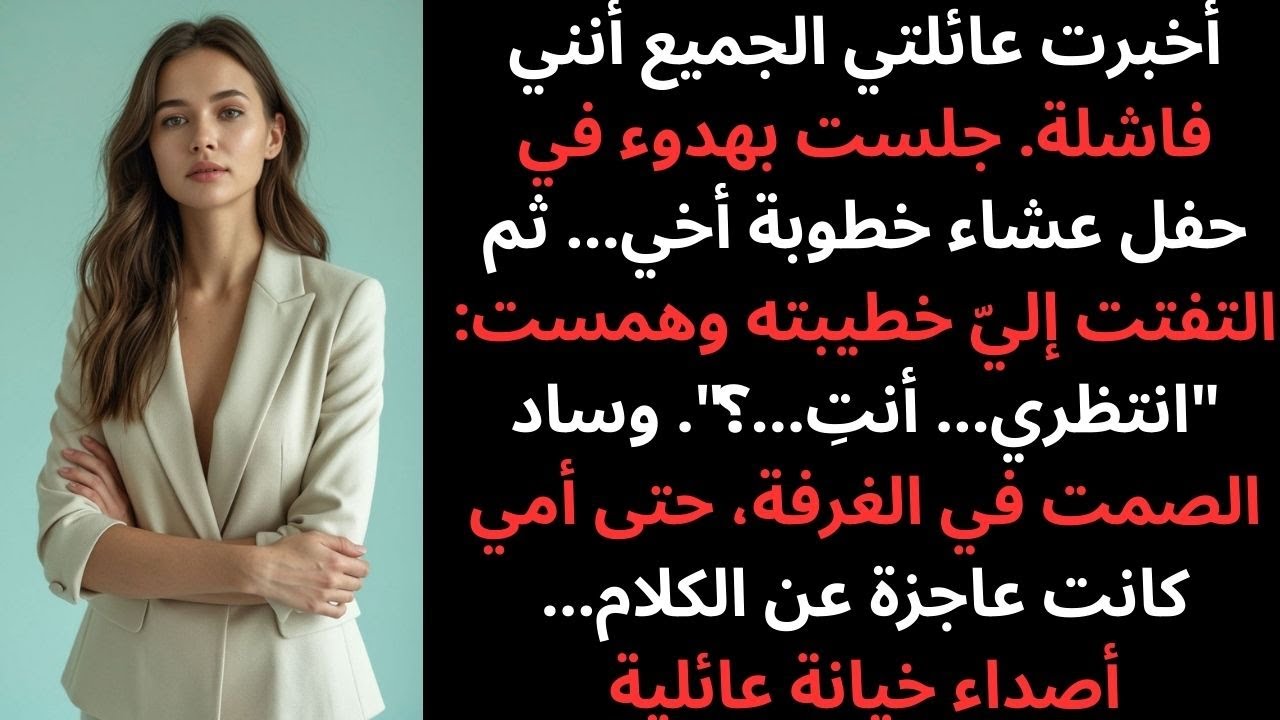 عائلتي قالت إنني فاشل… لكن كلمة واحدة غيّرت كل شيء