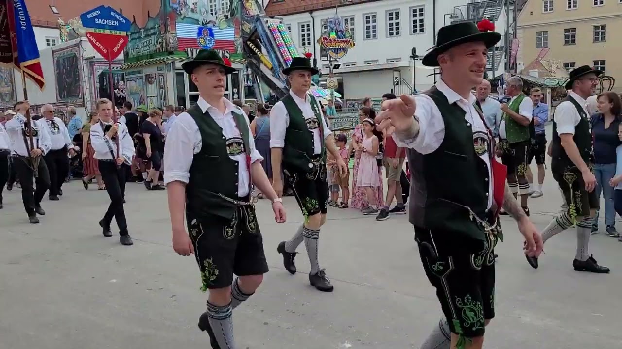 1. Dachauer Volksfest - 12.08.2023 - Aufzug zur Festwies’n