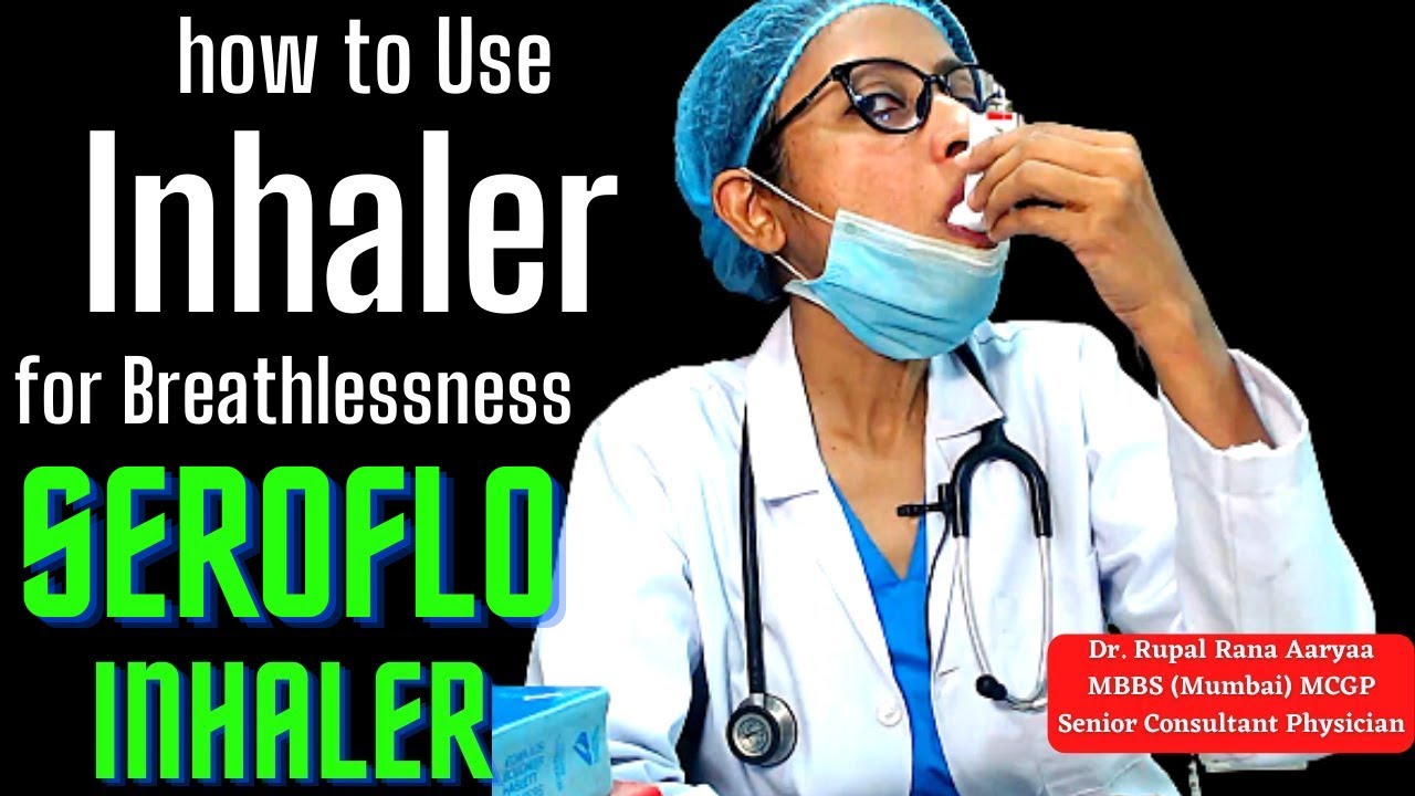 🛑 LIVE DEMO How to Use Inhaler for Breathlessness ? Seroflo Inhaler Product Review Medical Science