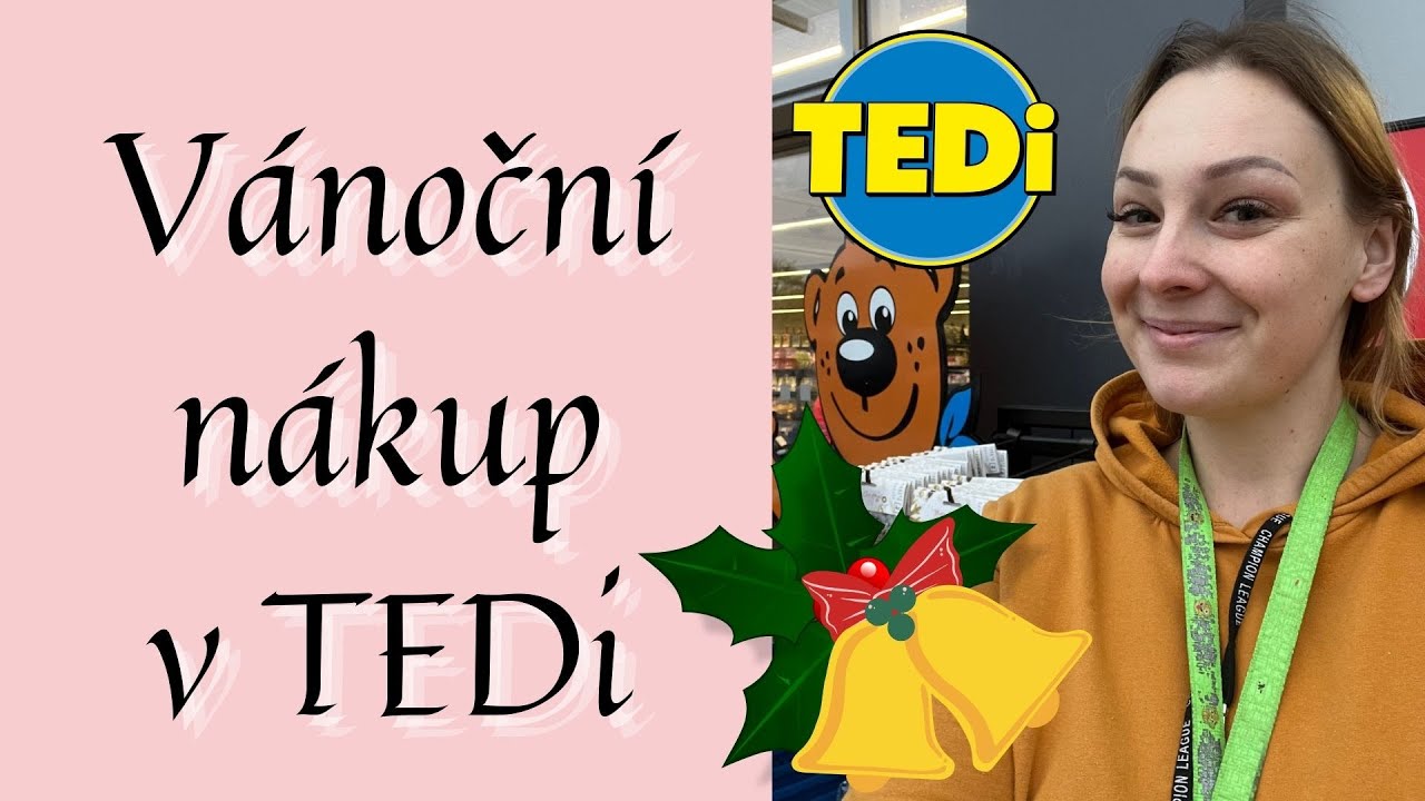 Vánoční NÁKUPY v TEDi! Dekorace, vyrábění, ozdoby!