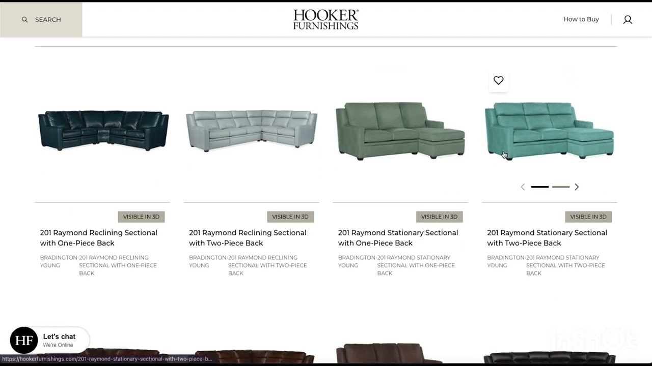 New Hooker Furnishings Website Tutorial