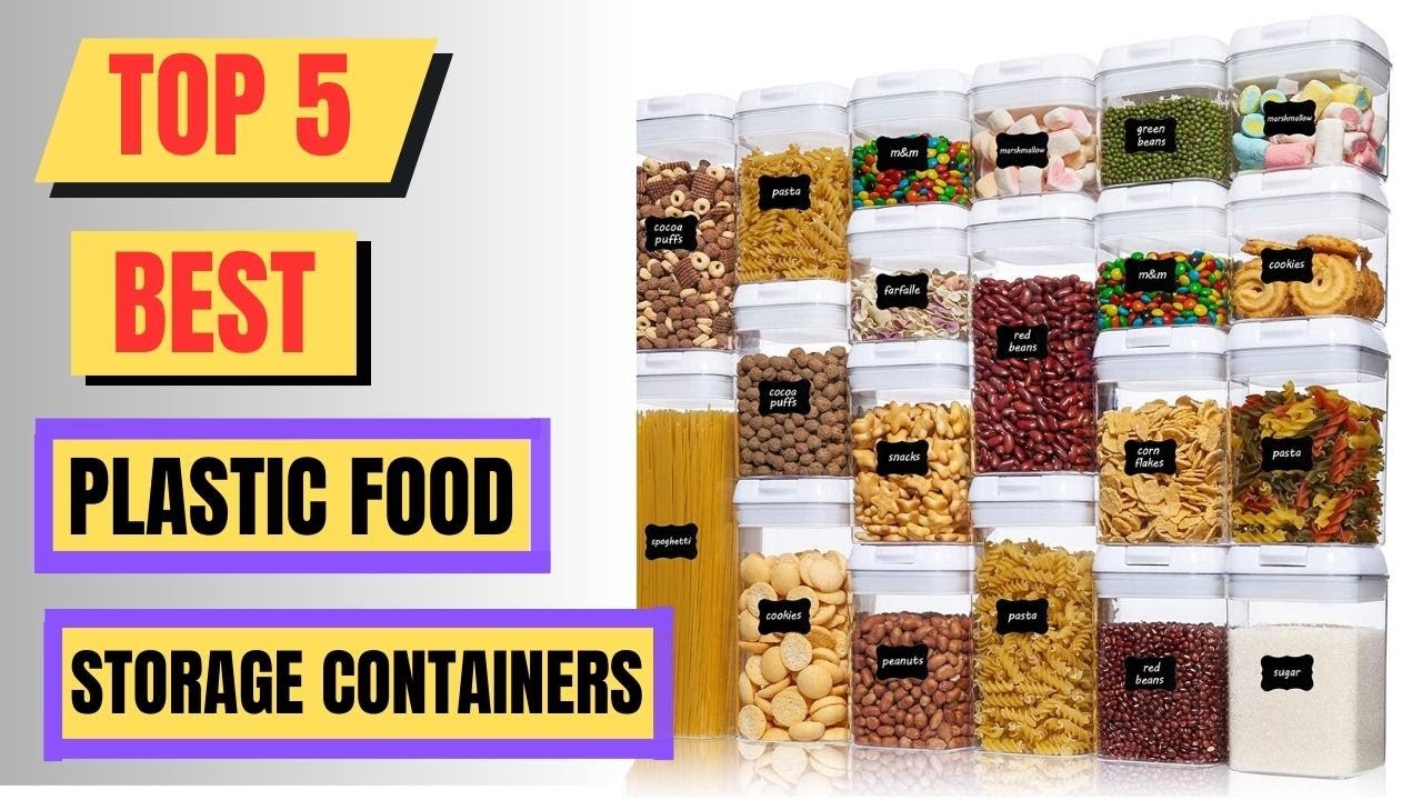 Top 5 Best Plastic Food Storage Containers 2024|| Plastic Food Containers