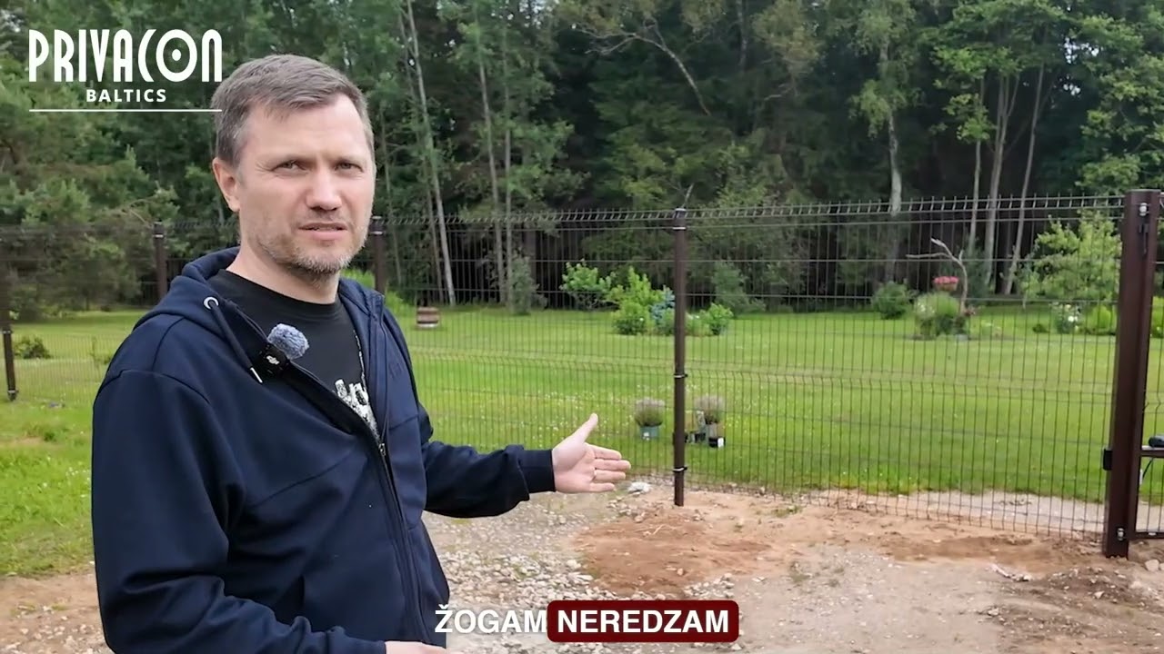 Žoga un vārtu izbūvei īpašumam lauku teritorijā - individuāls risinājums