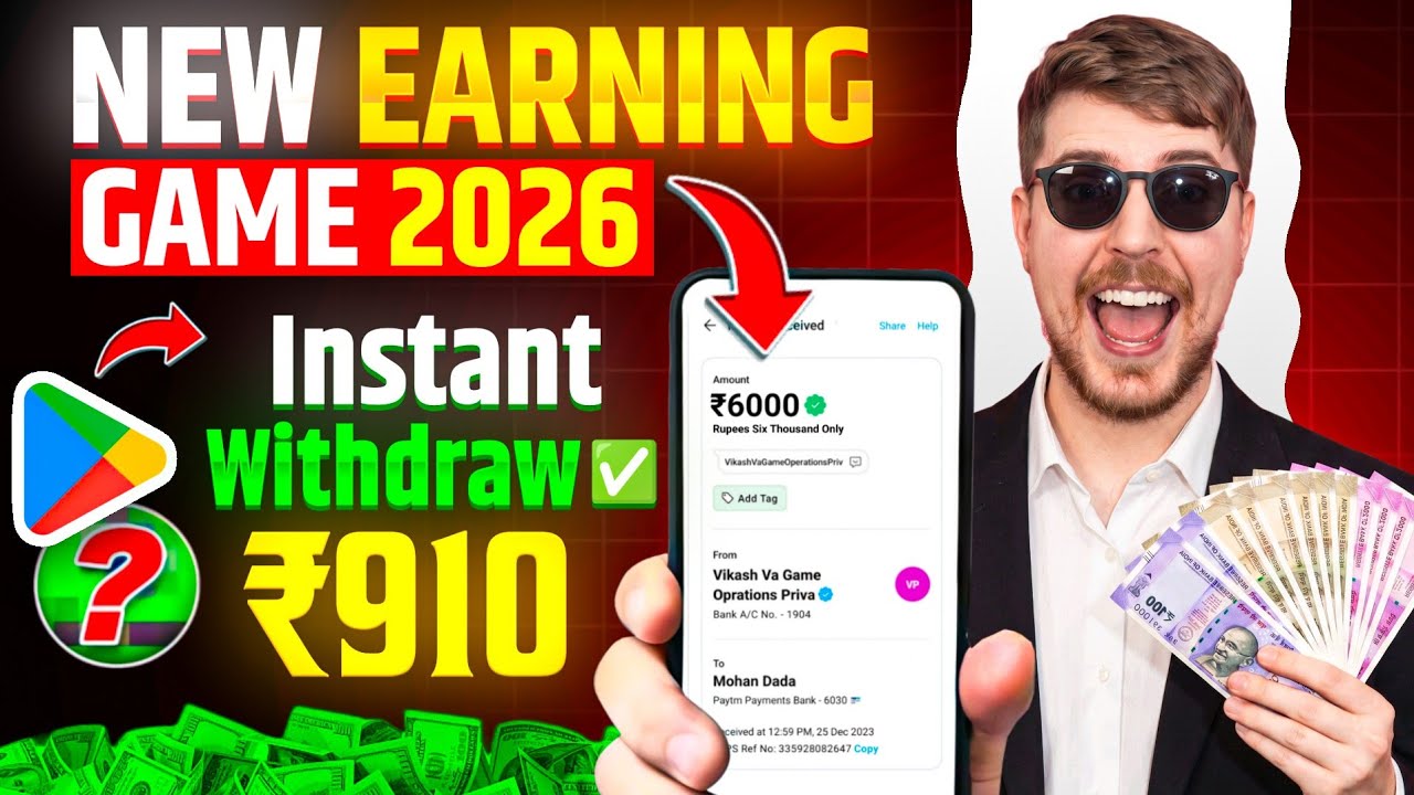 Money Earning App 2026 | NEW UPI MONEY EARNING APP | New Earning App Today