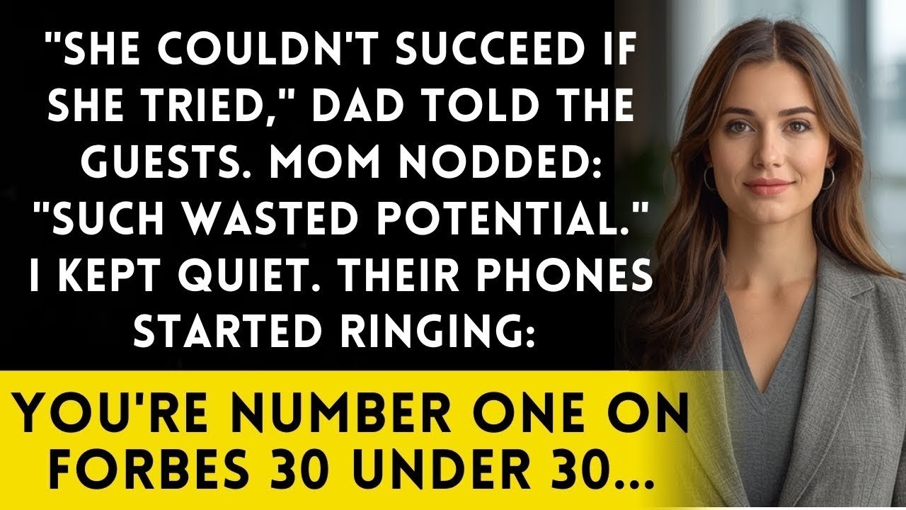 My Parents Said I’d Never Succeed — Then the Forbes 30 Under 30 List Came Out