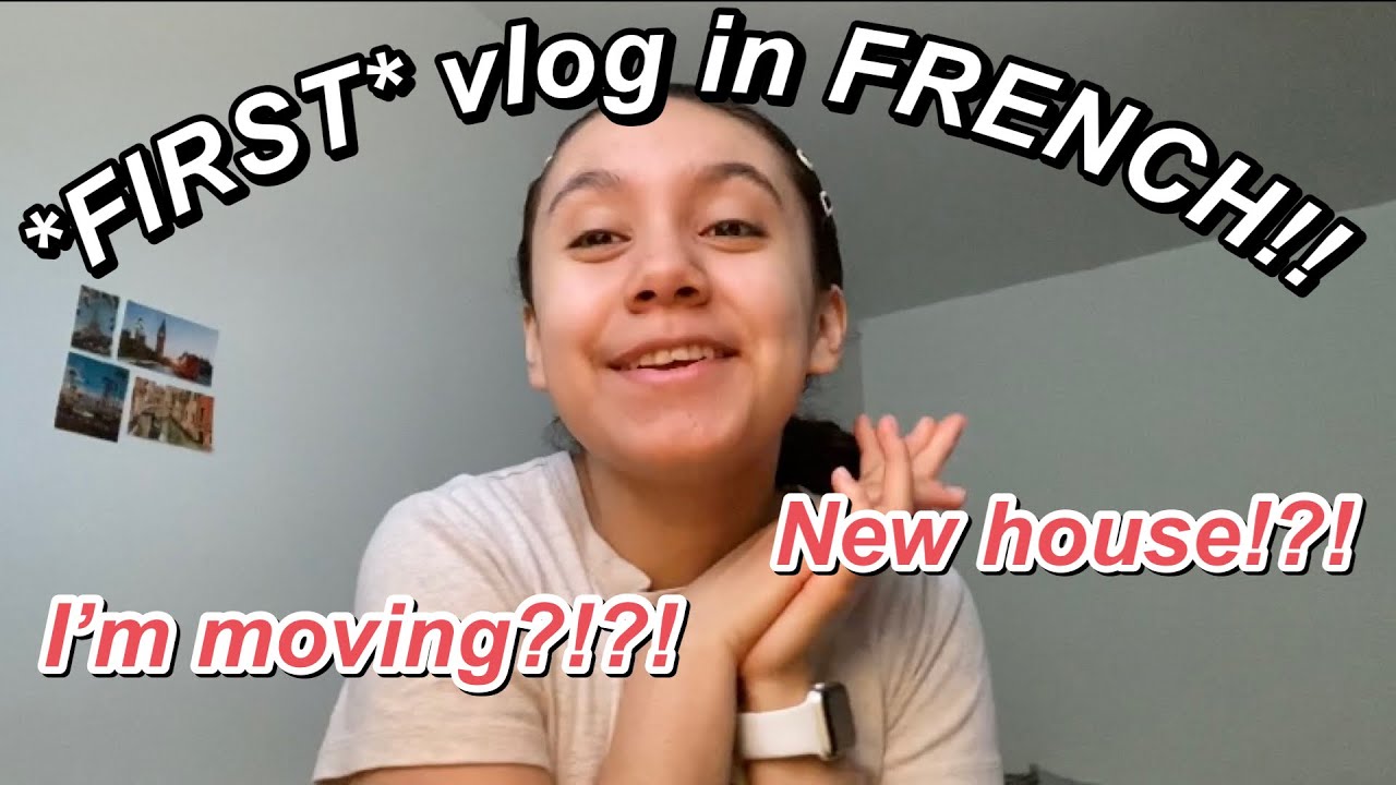 SPEAKING FRENCH FOR THE FIRST TIME!! First vlog in French... yay
