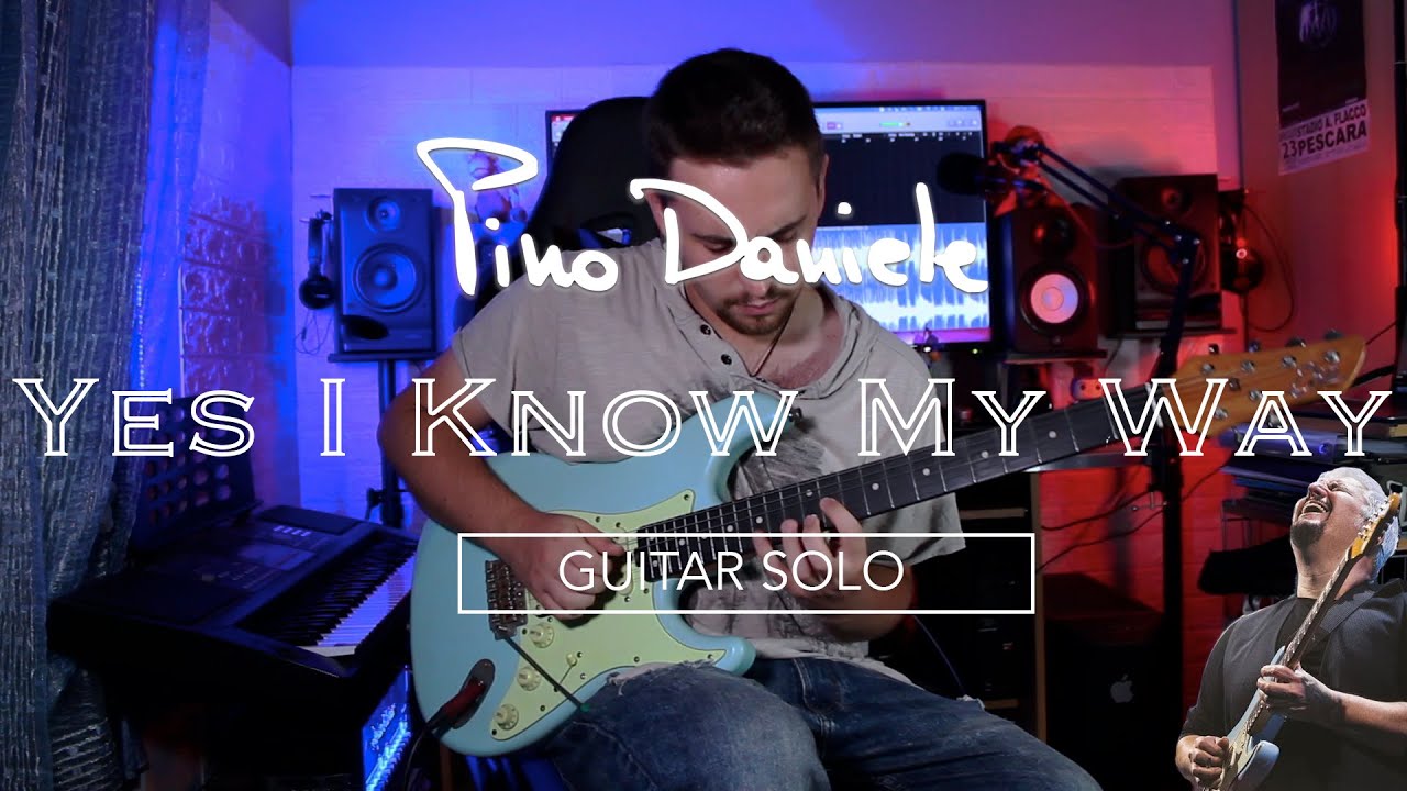 Pino Daniele - Yes I Know My Way (Guitar Solo By Simone Pipoli)
