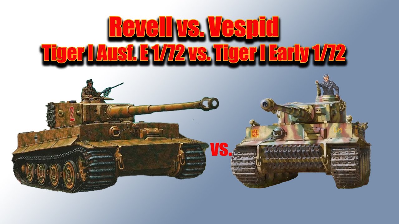 Wir bauen Tiger I von Revell und von Vespid in 1/72