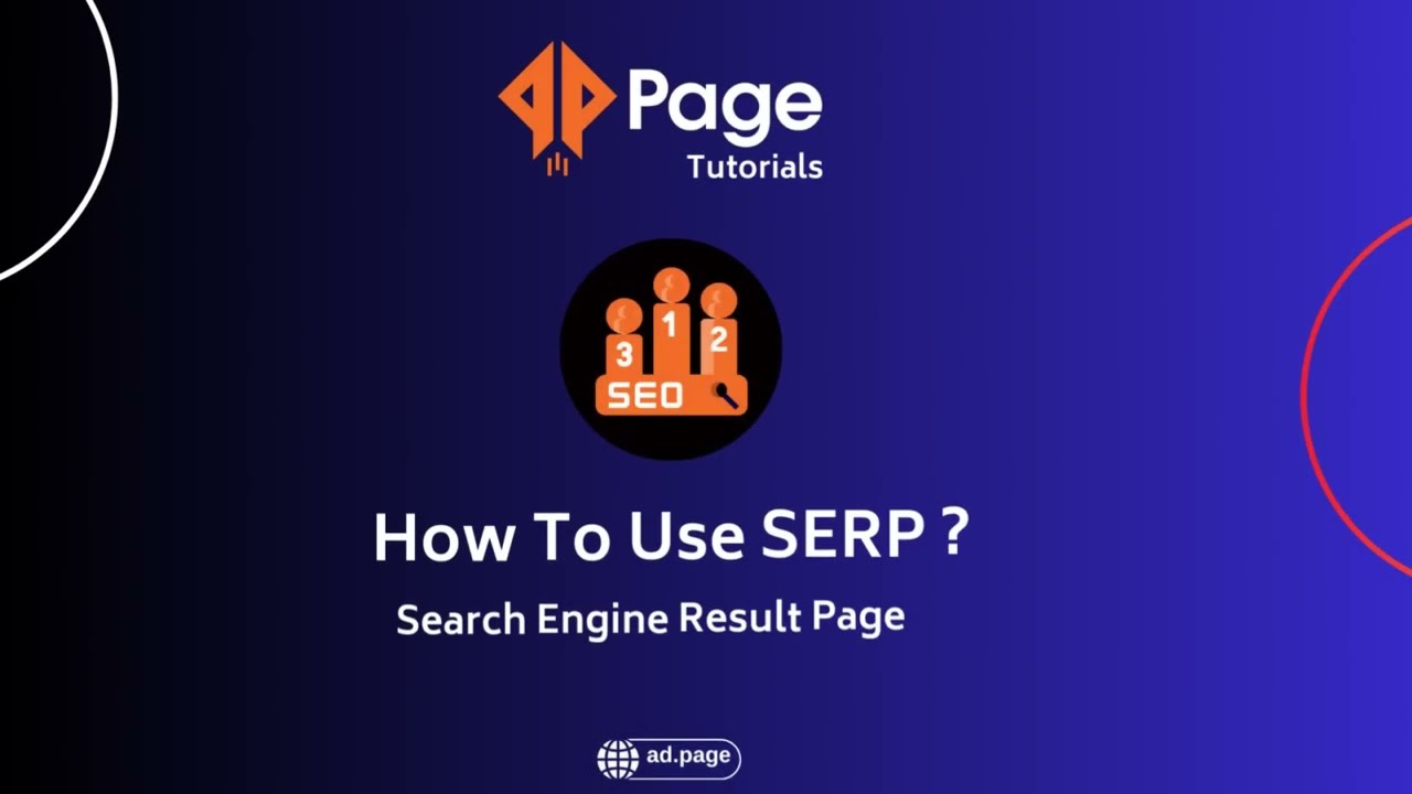 How To Use SERP App - Page Tutorials