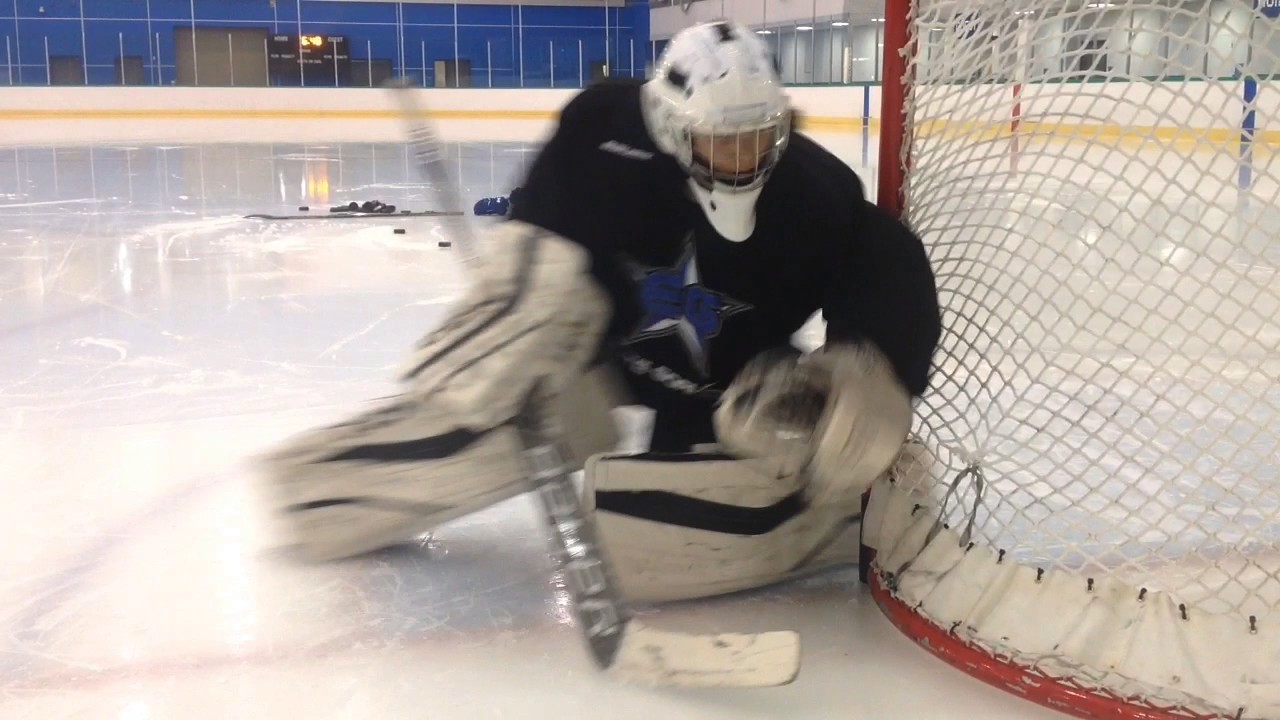 RVH DOUBLE HINGE RECOVERY (NHL SKILLS) goaltending coach Pasco Valana