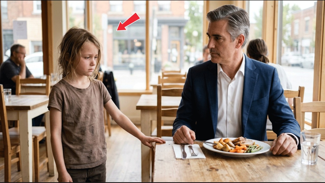BEGGAR GIRL ASKS A MILLIONAIRE FOR FOOD — HIS LIFE CHANGED FOREVER 👍🔔📢