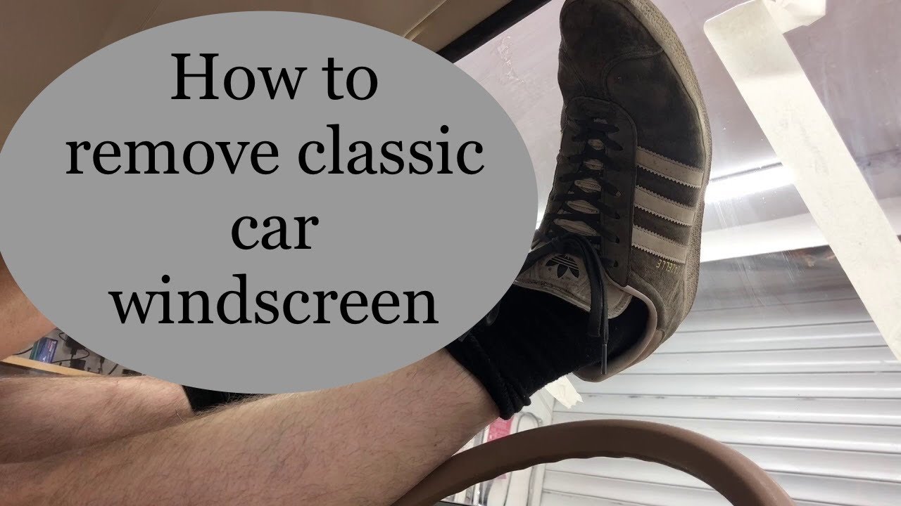 Classic car windscreen removal how to remove Austin metro screen MG rover