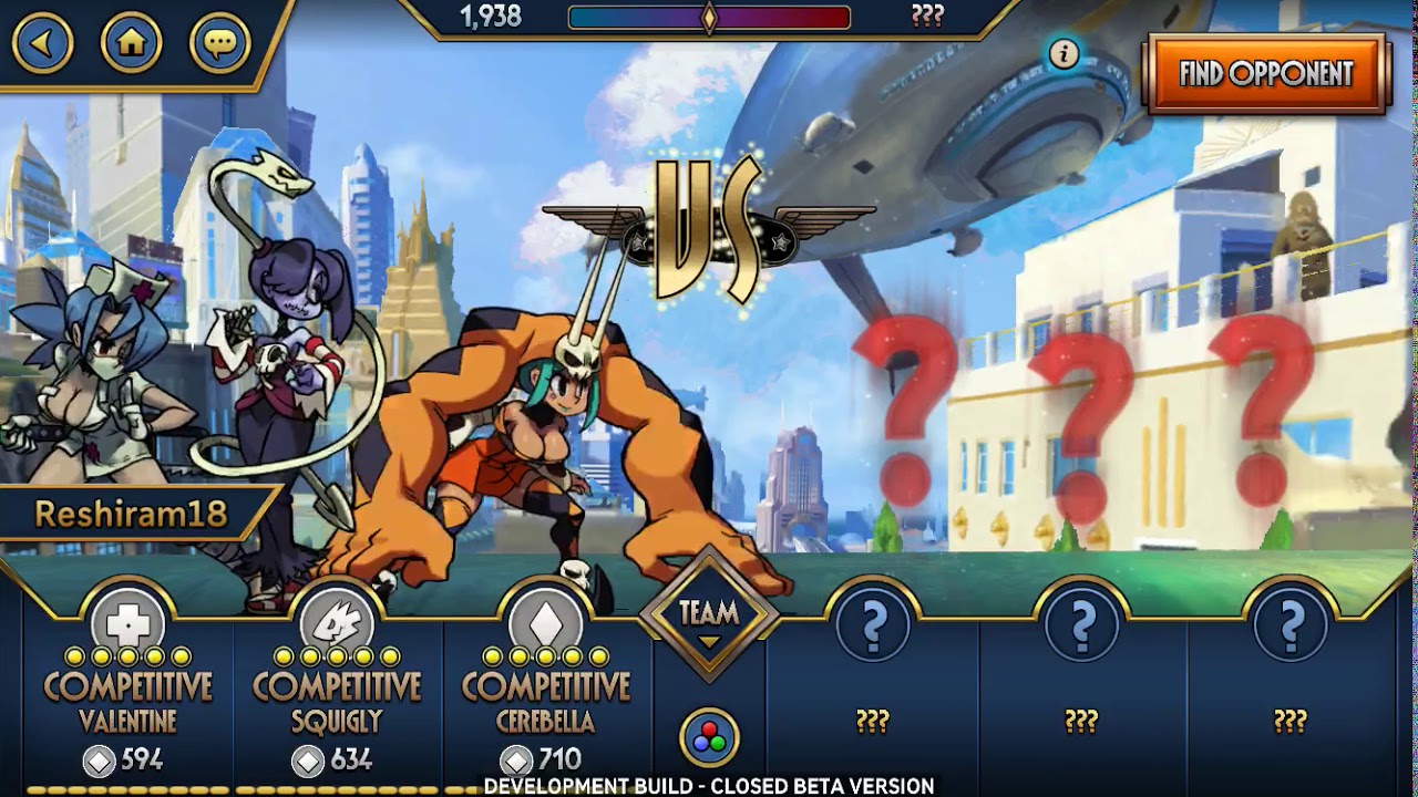 Skullgirls Mobile: Competitive PvP Beta Matches