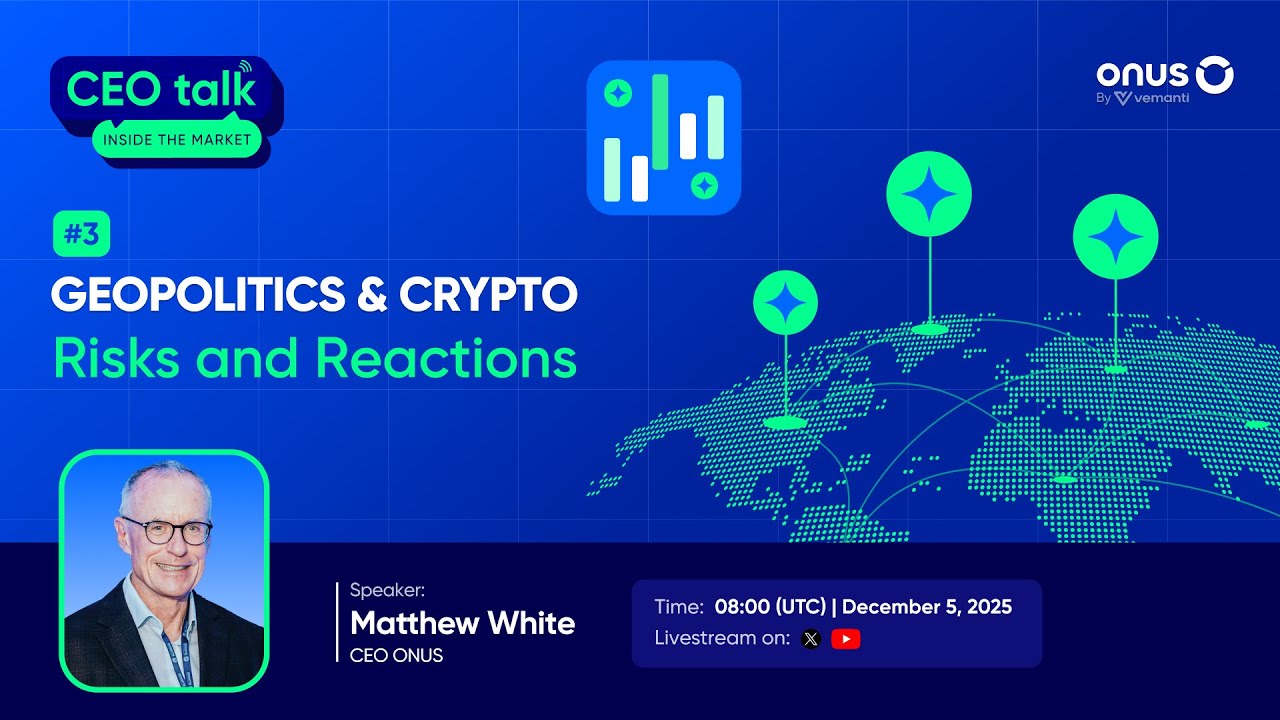 CEO Talk | Inside the Market #3 - Geopolitics & Crypto: Risks and Reactions
