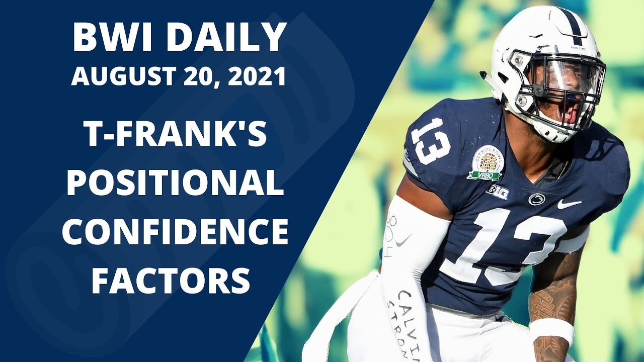 Penn State Training Camp Week 3 Review (Confidence Factor)