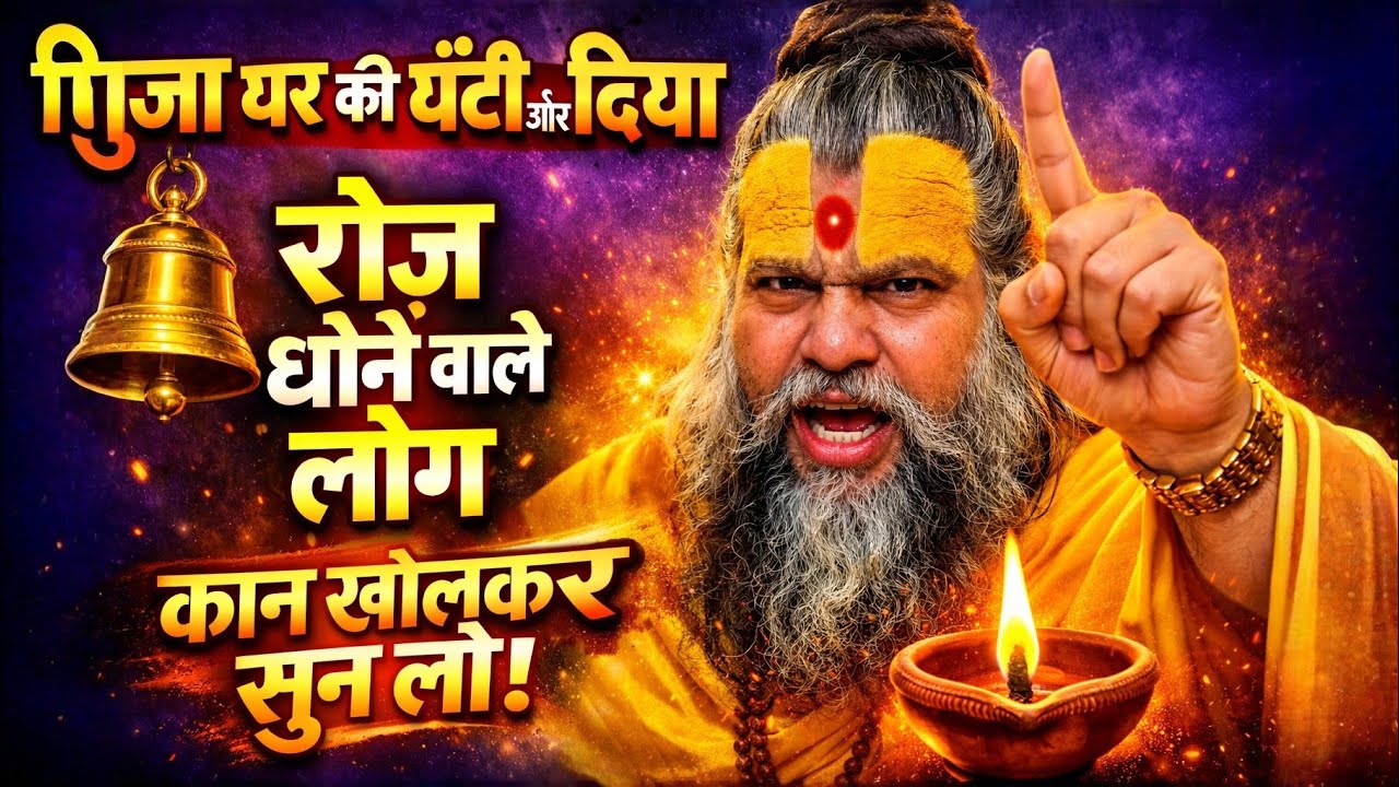 पूजा घर की घंटी ओर दिया रोज जलाने वाले लोग? Diya, Ghanti Aur Mandir Ke Sahi Niyam Jo Badal Denge